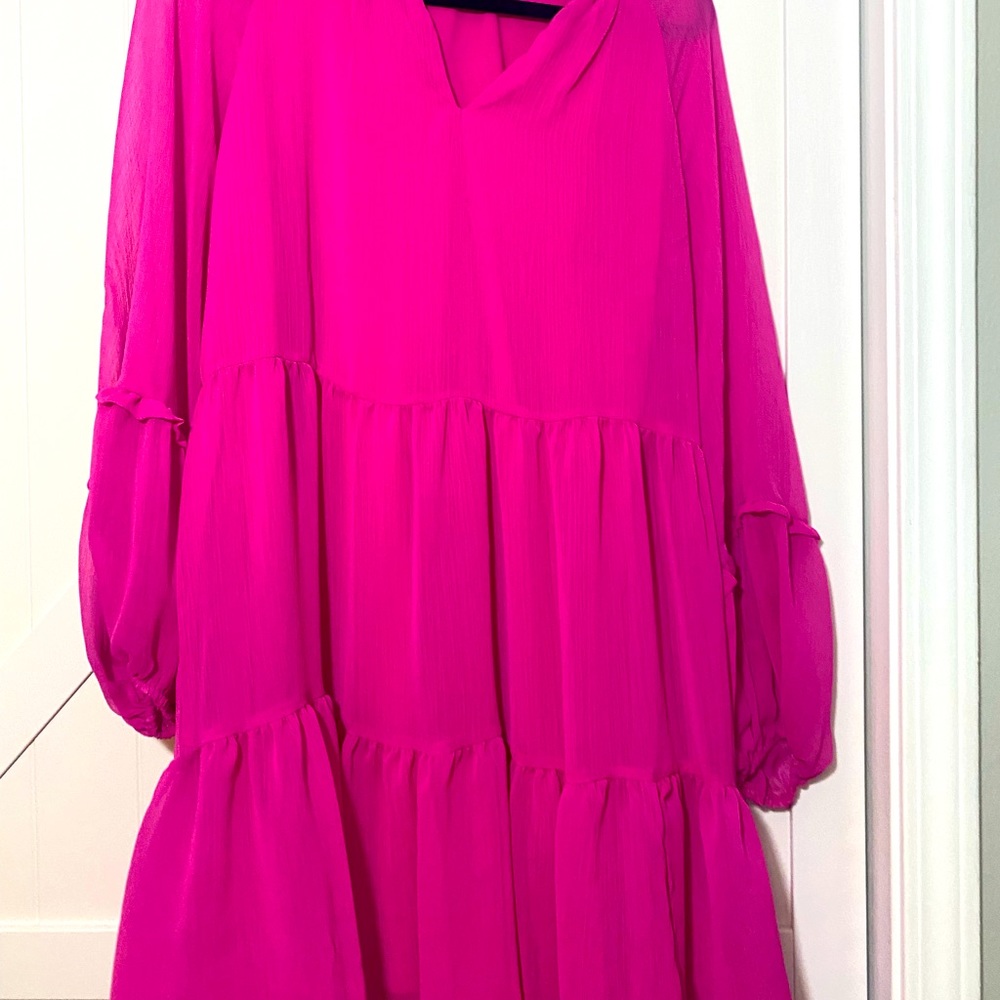 hot pink dress